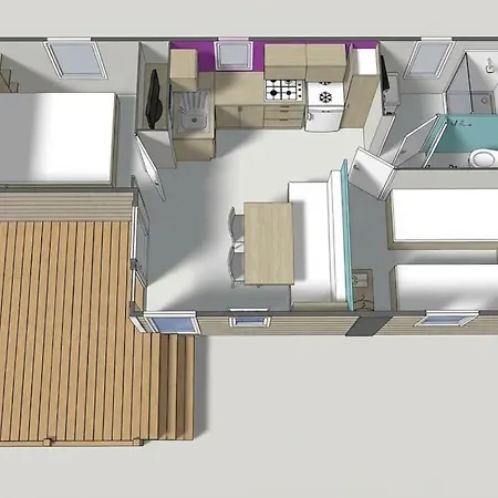 3 Etoiles - Piscine - Ccbga00 Kamp alanı *